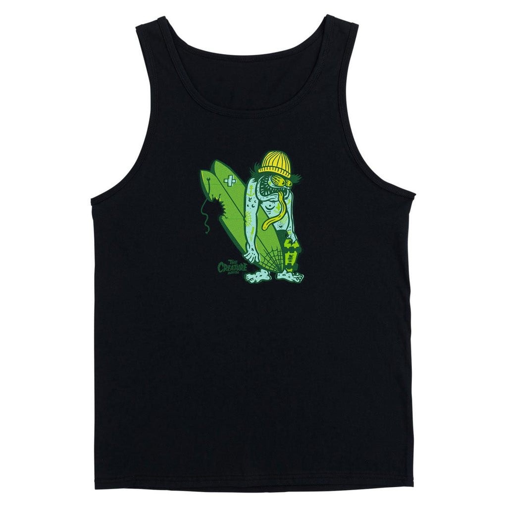 Creature Haunted Sea Tank Top - Black