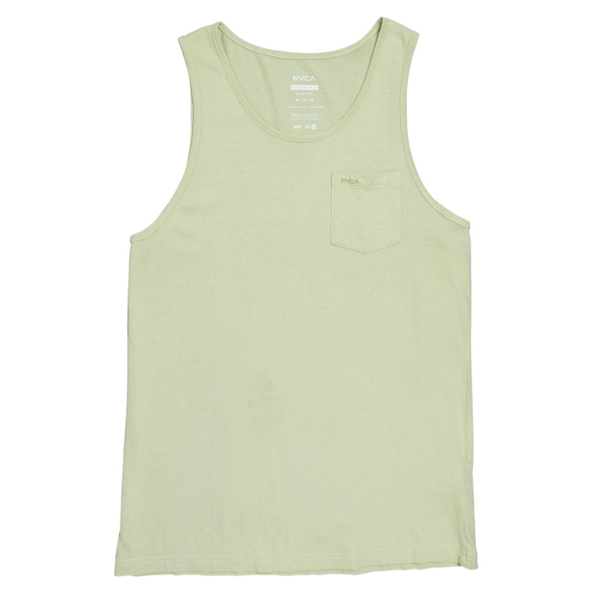 RVCA Ptc Pigment Tank Top - Light Olive