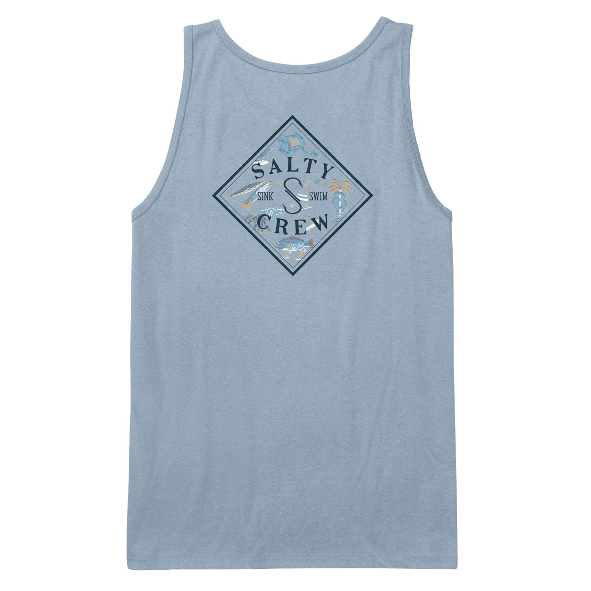 Salty Crew Tippet Fill Tank Top - Blue Fog