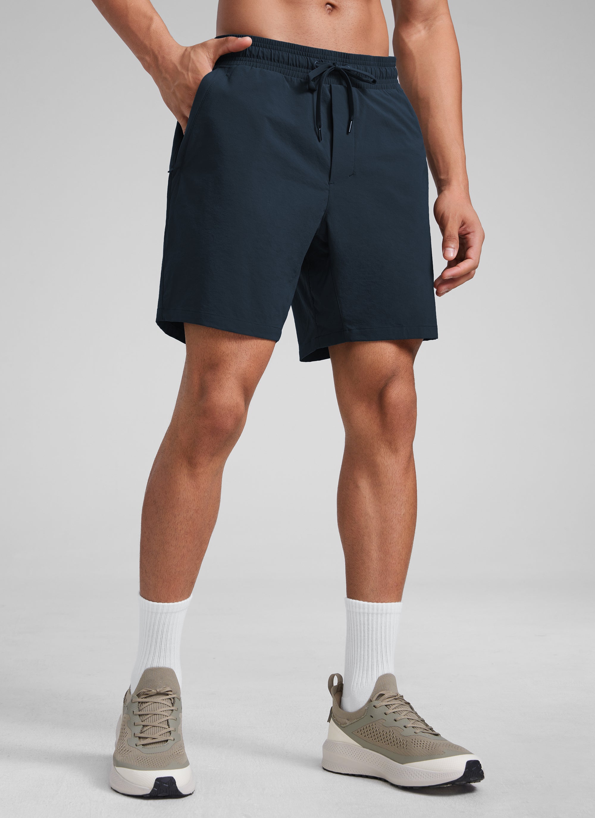 Lightweight Water Resistant Shorts 7" with Zip Pockets