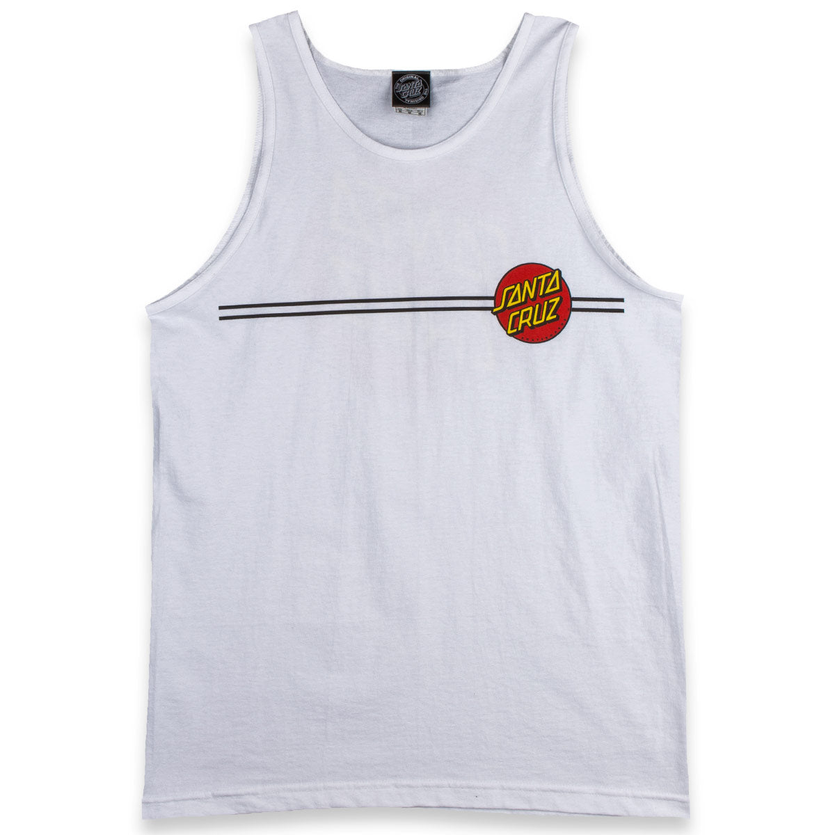 Santa Cruz Classic Dot Tank Top - White