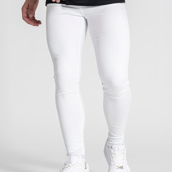 White Core Skinny Jeans