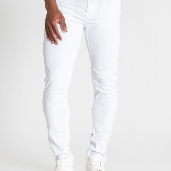 White Slim Fit Jeans